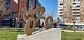 Miguel Indurain. Escultura. Pamplona. 1996