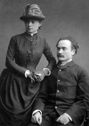 Archivo:Olha and Ivan Franko