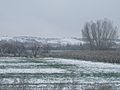 Paronamica de los montes de morales de valverde nevados