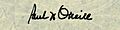 Paul H O'Neill sig