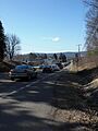 Pennsylvania Route 93 in Conyngham during a traffic jam
