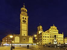 Plaza del Ayuntamiento, Augsburgo, Alemania, 2021-06-04, DD 38-40 HDR