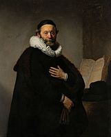 Portret van Johannes Wtenbogaert Rijksmuseum SK-A-4885