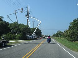 Power Line Repair, Salvo, Outer Banks, North Carolina (14453795984).jpg