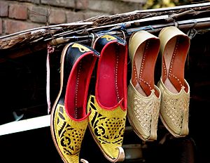 Archivo:Punjabi jutti at Dilli Haat