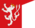 Royal banner of the Kingdom of Bohemia (colorful).svg