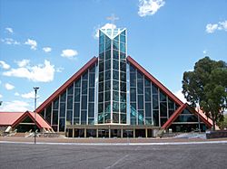 Santuario Nuestra Señora de Lourdes de El Challao.JPG