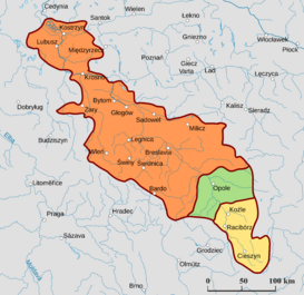 Silesia en el temprano período de fragmentación e invasiones de Polonia (1172-1177)