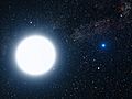 Sirius A and B artwork