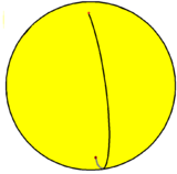 Spherical henagonal hosohedron.png