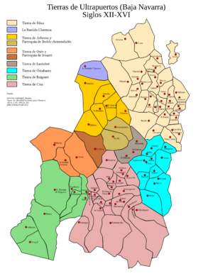 Archivo:Tierras de Ultrapuertos (Baja Navarra). Siglos XII-XVI