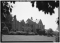 WEST FLANK FROM THE NORTHWEST, CLOSER VIEW - Malbone, Malbone Road, Newport, Newport County, RI HABS RI,3-NEWP,62-6