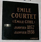 Émile Cohl - commemorative plaque