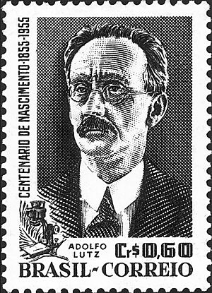 Archivo:Adolfo Lutz 1955 Brazil stamp