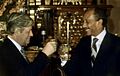 Anwar Sadat and Helmut Schmidt