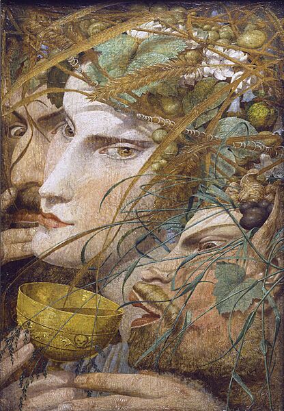 Bacchanalian Scene by Richard Dadd