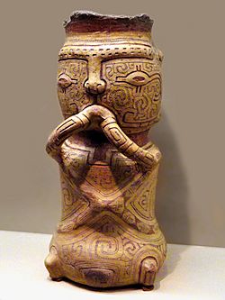 Archivo:Burian urn, AD 1000-1250, Marajoara culture - AMNH - DSC06177 b