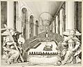 Calcografia; 498x624 mm, 511x634 mm. Disegno di Elia Naurizio, incisione di Johann Heinrich Störcklin, pubblicata probabilmente tra il 1828 e il 1848, anni di attività del tipografo Giuseppe Antonio Marietti