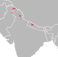Catreus wallichi distribution