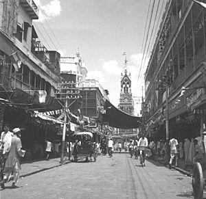 Archivo:Chandni Chowk on 15 August 1947
