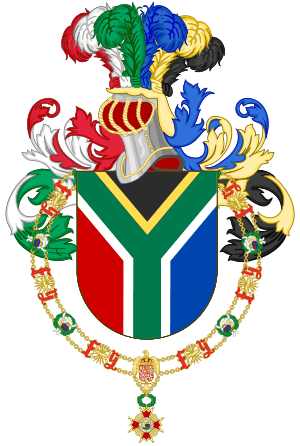 Archivo:Coat of Arms of Nelson Mandela (Order of Isabella the Catholic)