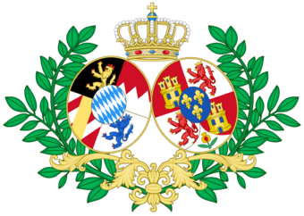 Coat of arms of Infanta Paz of Spain (in Bavaria).svg