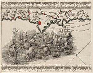 Archivo:Combat devant Carthagene en Espagne fevrier 1758