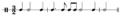 Courante dance pattern 1