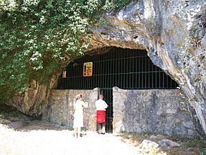 Archivo:Entrada a la Cueva de Hornos de la Peña
