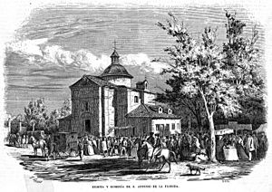 Archivo:Ermita y romería de San Antonio de la Florida, en El Museo Universal