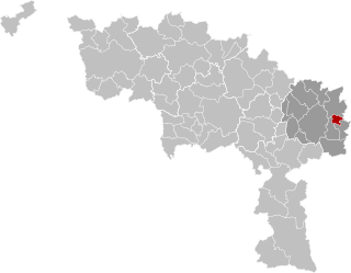 Farciennes Hainaut Belgium Map.svg