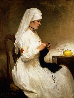 Archivo:Gabriel Nicolet - Portrait of a Nurse from the Red Cross