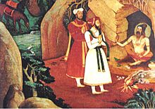 Harihara and Bukka meeting Vidyaranya.jpg