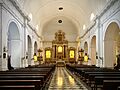 Iglesia Almoradi nave y altar mayor