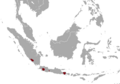 Indonesian Mountain Weasel area