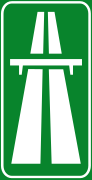 Italian traffic signs - inizio autostrada