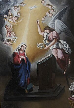 Archivo:La anunciación de la virgen (Ulpiano Checa)