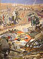 Los de Igueriben mueren... (1924), por Antonio Muñoz Degrain