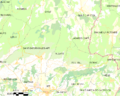 Map commune FR insee code 84145