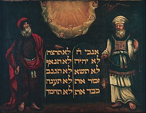 Archivo:Moses and Aaron with the Tablets of the Law - Google Art Project