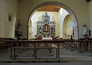 Archivo:Pajares de la Lampreana, Iglesia de San Pedro, interior, 01