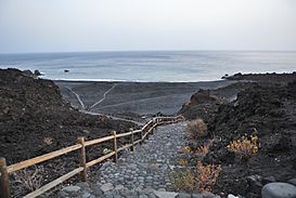 Playa Nueva in the evening, La Palma near Fuencaliente, Canary Islands 2015 - panoramio.jpg