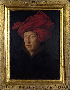 Portrait of a Man in a Turban (Jan van Eyck) with frame.jpg