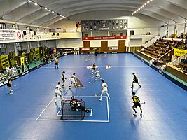 Archivo:SKV - Boleslav Superliga quarterfinal floorball match 2025