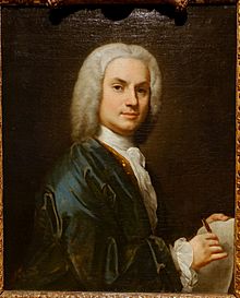 Self portrait by Jacopo Amigoni, probably London, 1730-1735, oil on canvas - Hessisches Landesmuseum Darmstadt - Darmstadt, Germany - DSC01160.jpg