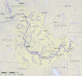 Snake River watershed map