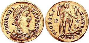 Archivo:Solidus Honorius 402 76001657