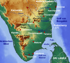 Archivo:Tamil Nadu topo deutsch mit Gebirgen