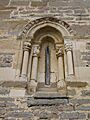 Ventanal de la iglesia de Lubiano (Álava, España)