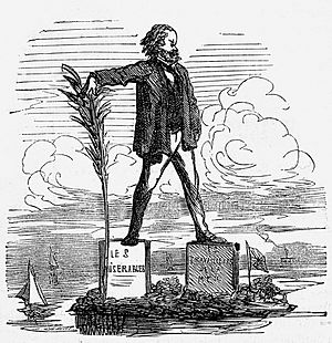 Archivo:Victor Hugo colosse de l’île de Guernesey - Cham